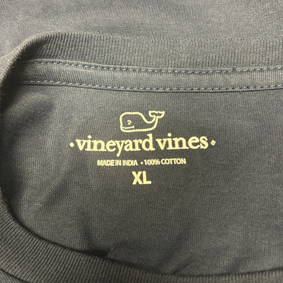 Vineyard Vines Long Sleeve T Shirt Navy Blue Lacrosse Men SZ XL - Picture 7 of 7